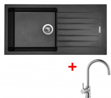 Sinks PERFECTO 1000 Metalblack+VITA...